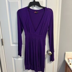 Forever 21 Vibrant Purple Dress --Women's Medium